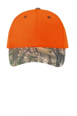 Port Authority® Enhanced Visibility Cap with Camo Brim.