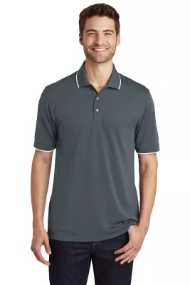 Port Authority® Dry Zone® UV Micro-Mesh Tipped Polo.