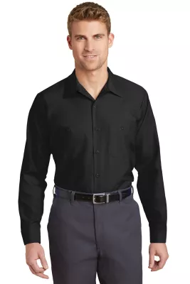 Red Kap® Long Size Long Sleeve Industrial Work Shirt.