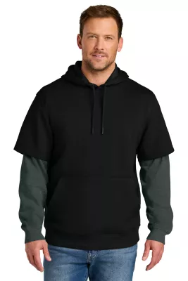 CornerStone® Tough Fleece Layered Hoodie