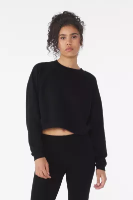 BELLA+CANVAS® Women's Raglan Pullover Sponge Fleece