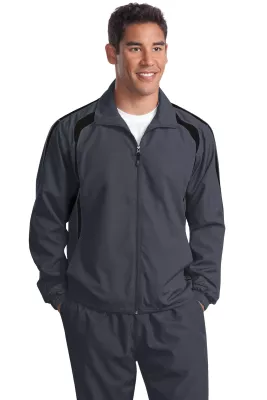 Sport-Tek® Colorblock Raglan Jacket.
