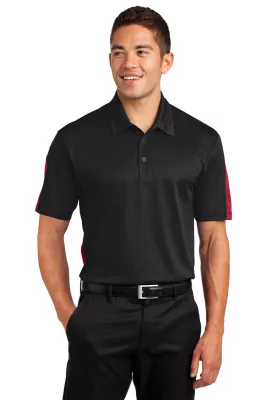 Sport-Tek® PosiCharge® Active Textured Colorblock Polo.