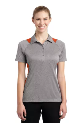Sport-Tek® Women's Heather Colorblock Contender™ Polo.