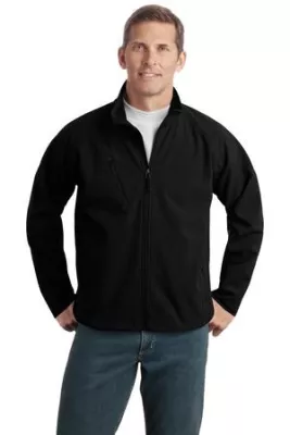 Port Authority® Tall Textured Soft Shell Jacket.