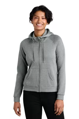 Allmade® Women's Organic CVC Fleece Full-Zip Hoodie