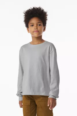 BELLA+CANVAS® Youth 6-Ounce Heavyweight Long Sleeve Tee