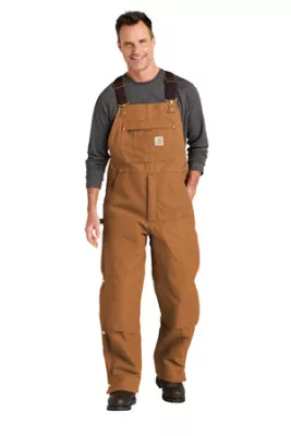 Carhartt® Short Firm Duck Insulated Bib Overalls