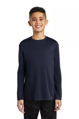 Port & Co™ Youth Long Sleeve Performance Tee
