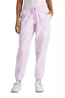Port & Co™ Women's Beach Wash® Cloud Tie-Dye Sweatpant