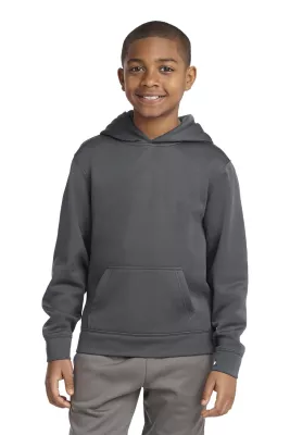 Sport-Tek® Youth Sport-Wick® Fleece Hooded Pullover.