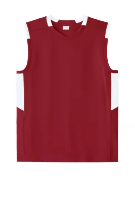 Sport-Tek® Youth Club Sleeveless V-Neck