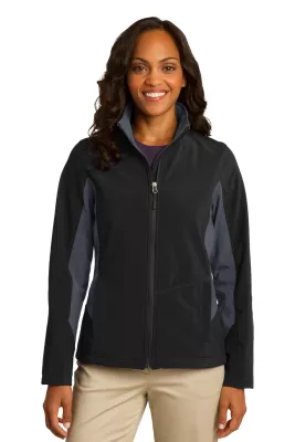 Port Authority® Women's Core Colorblock Soft Shell Jacket.