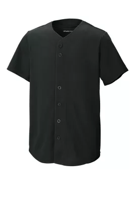 Sport-Tek® Youth PosiCharge® Tough Mesh Full-Button Jersey
