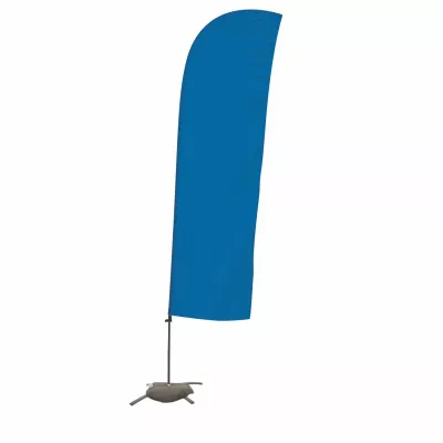 10.5' Solid-Color Blade Sail Sign Flag, 1-Sided, Scissor