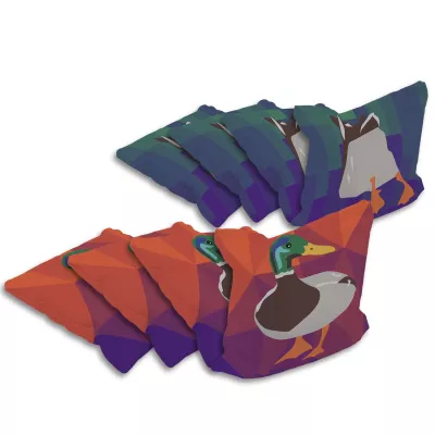 Custom Double-Sided Bean Bags (Set of Eight)