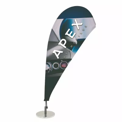 Micro Teardrop Sail Sign Flag Kit (Single-Sided)