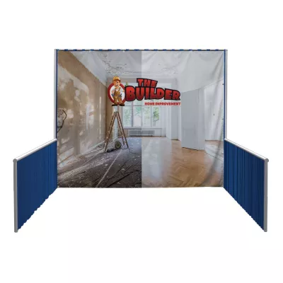 120"W x 96"H Pipe and Drape Banner Kit