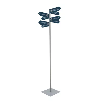 Wayfinding Arrow Sign Post Kit (with Eight Signs)