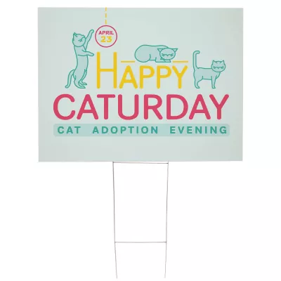 36" x 24" Corrugated Plastic Sign Kit (Single-Sided)
