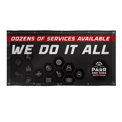 4' X 8' Super Poly Knit Fabric Banner