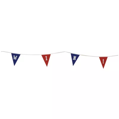 9" x 12" Triangle Pennant String Single-Sided (20')