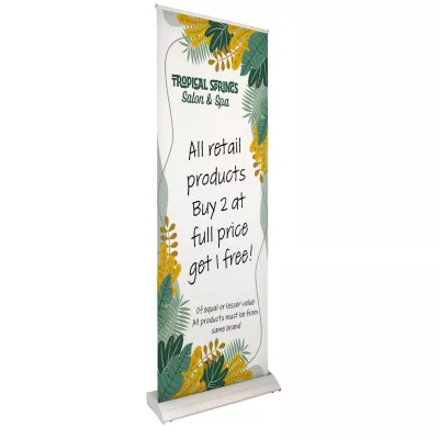 33.5" Deluxe Pro Retractor 1-Banner Kit (Dry-Erase Media)