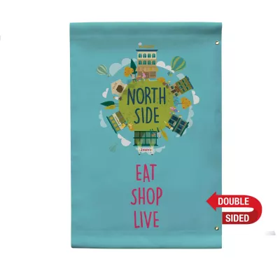 24" x 36" Vinyl Boulevard Banner Double-Sided