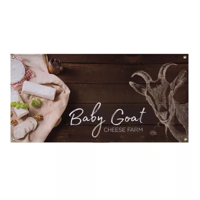 2' x 4' 10 oz. Vinyl Banner Single-Sided