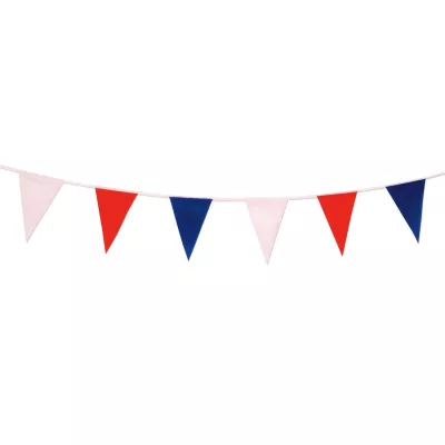 60' Red, White & Blue Pennant String