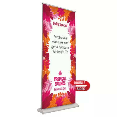 33.5" Deluxe Pro Retractor (2 Banner, Dry-Erase Media)