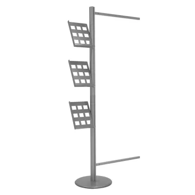 Flex Banner Display Single-Banner w/Lit Racks Hardware