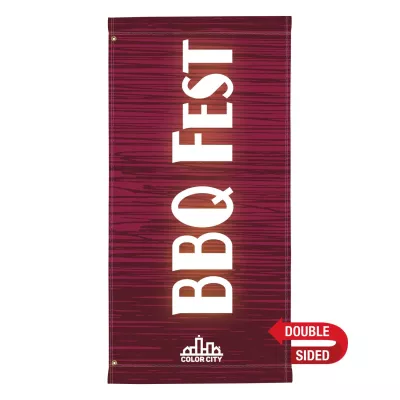 30" x 60" Fabric Boulevard Banner Double-Sided