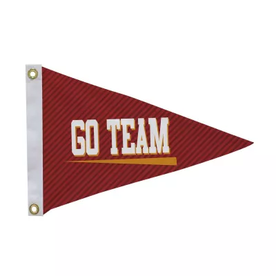 12" x 18" Nylon Pennant Flag Single-Sided