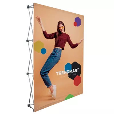 5' Straight Splash Floor Display Face Kit (Poly Knit)