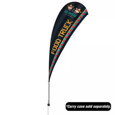 13' Value Teardrop Sail Sign Flag - 1-Sided with Spike