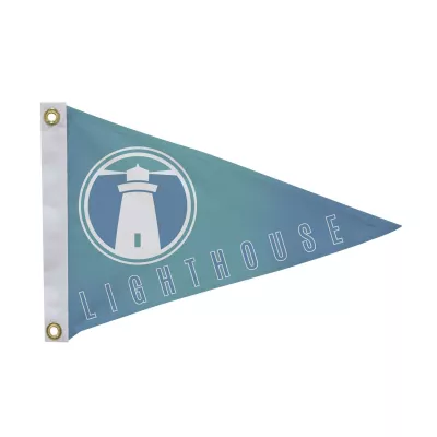 12" x 18" Polyester Pennant Flag Single-Sided