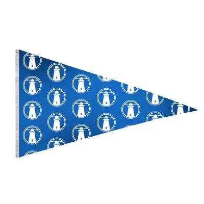 6' x 10' Polyester Pennant Flag Single-Sided