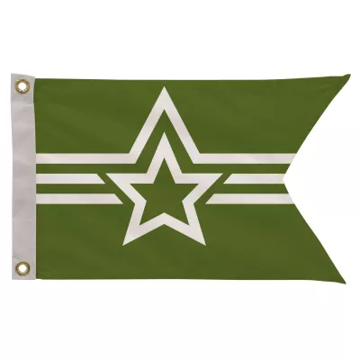 12" x 18" Polyester Guidon Flag Single-Sided