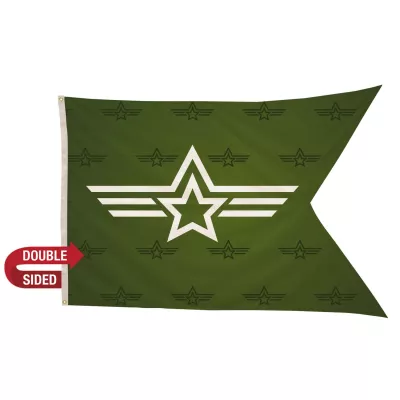 4' x 6' Polyester Guidon Flag Double-Sided