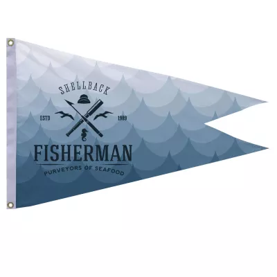 2' x 3' Polyester Burgee Flag Single-Sided