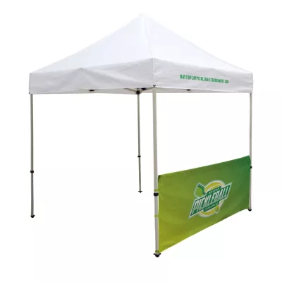 8' Tent Half Wall (Dye Sublimated, Single-Sided)
