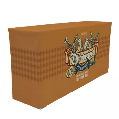 38.5"H x 77.5"W Pop-Up Table & Fitted Dye Sub Throw Kit