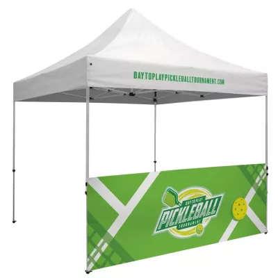 10' Deluxe Tent Half Wall Kit (UV-Printed, Single-Sided)