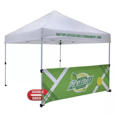 10' Omni Tent Half Wall Kit (UV-Printed, Double-Sided)