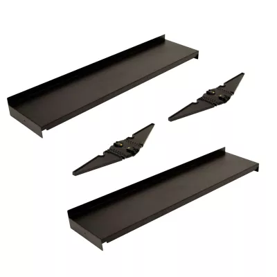 Double Astra Shelf For 3'W Wall