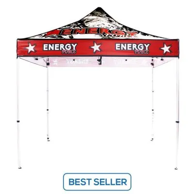 10ft x 10ft Aluminum Framed Canopy with Full Color Imprint