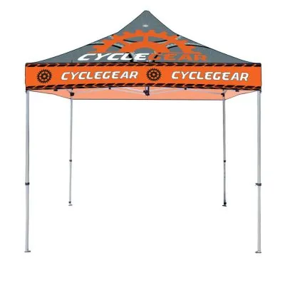 10ft x 10ft Steel Framed Canopy with Full Color Imprint