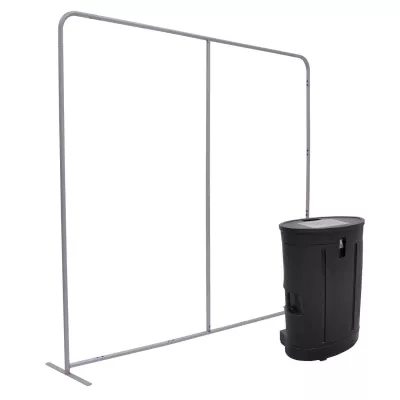 8'W x 90"H EuroFit Straight Wall Plus Hardware Kit
