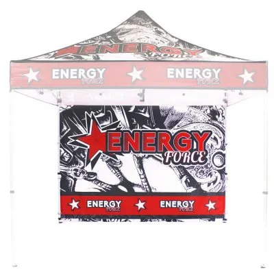 10ft Single-Sided Heavy Duty Canopy Backwall